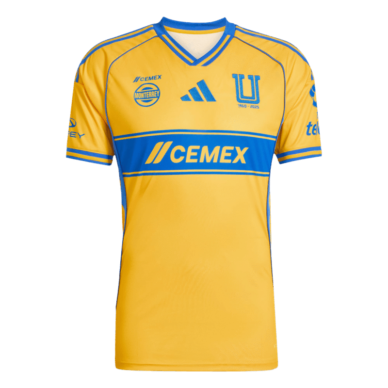 Tigres UANL Home Soccer Jersey 2025/26