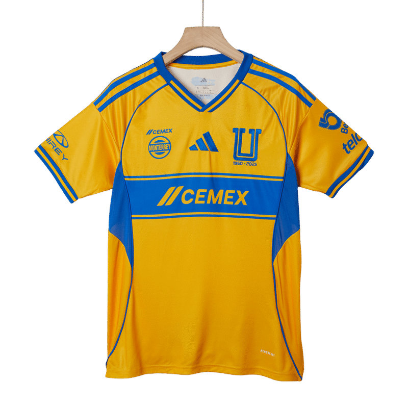 Tigres UANL Home Soccer Jersey 2025/26