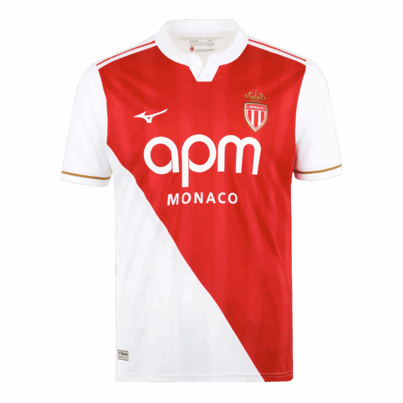 AS Monaco FC Home Soccer Jersey 2025/26