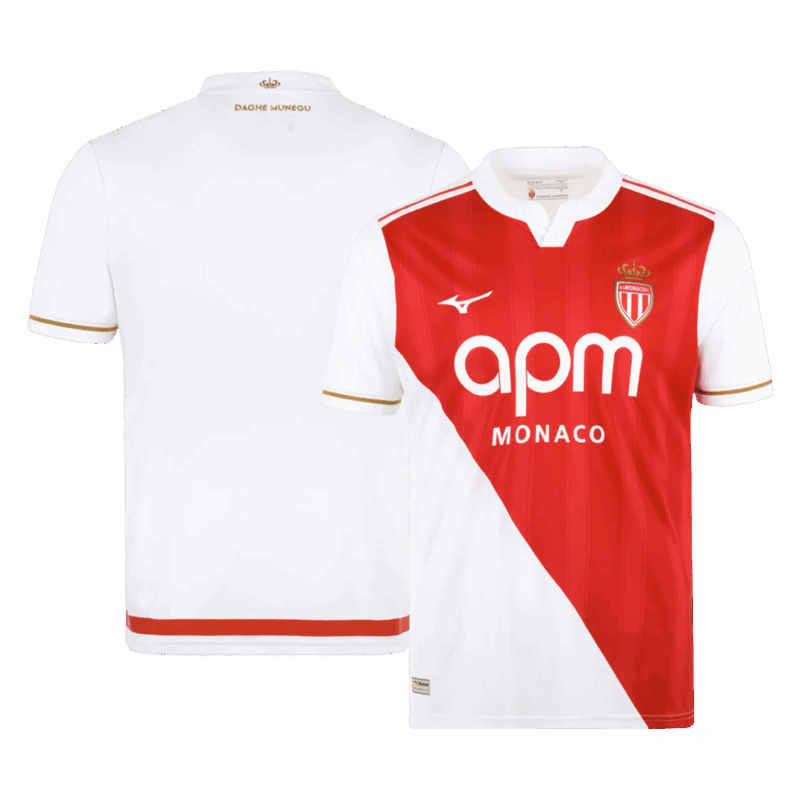 AS Monaco FC Home Soccer Jersey 2025/26