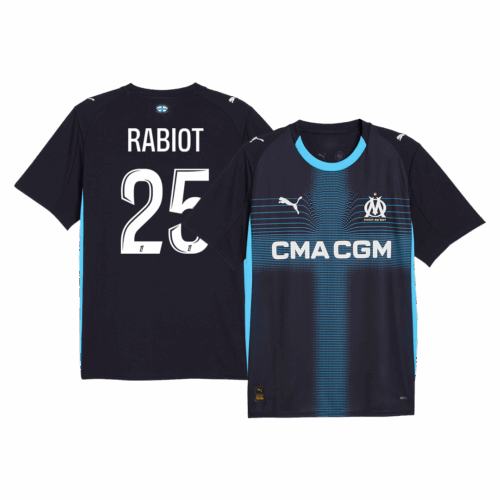 Marseille RABIOT #25 Away Sleeveless Jersey 2025/26
