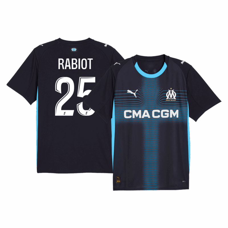Marseille RABIOT #25 Away Sleeveless Jersey 2025/26