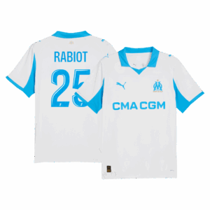 Marseille RABIOT #25 Home Sleeveless Jersey 2025/26