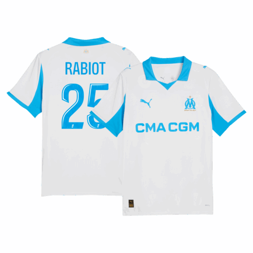Marseille RABIOT #25 Home Sleeveless Jersey 2025/26