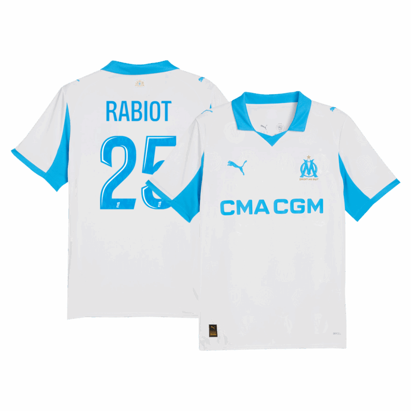 Marseille RABIOT #25 Home Sleeveless Jersey 2025/26