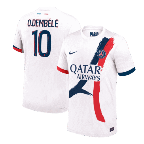O.DEMBÉLÉ #10 PSG Away Authentic Soccer Jersey 2024/25
