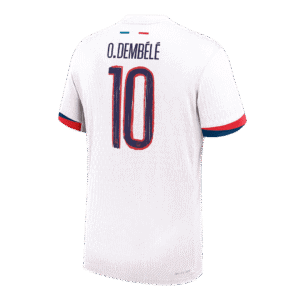 O.DEMBÉLÉ #10 PSG Away Authentic Soccer Jersey 2024/25 - UCL