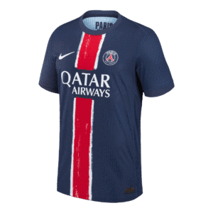 KVARATSKHELIA #7 PSG Home Authentic Soccer Jersey 2024/25 - UCL