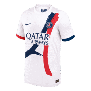 KVARATSKHELIA #7 PSG Away Authentic Soccer Jersey 2024/25