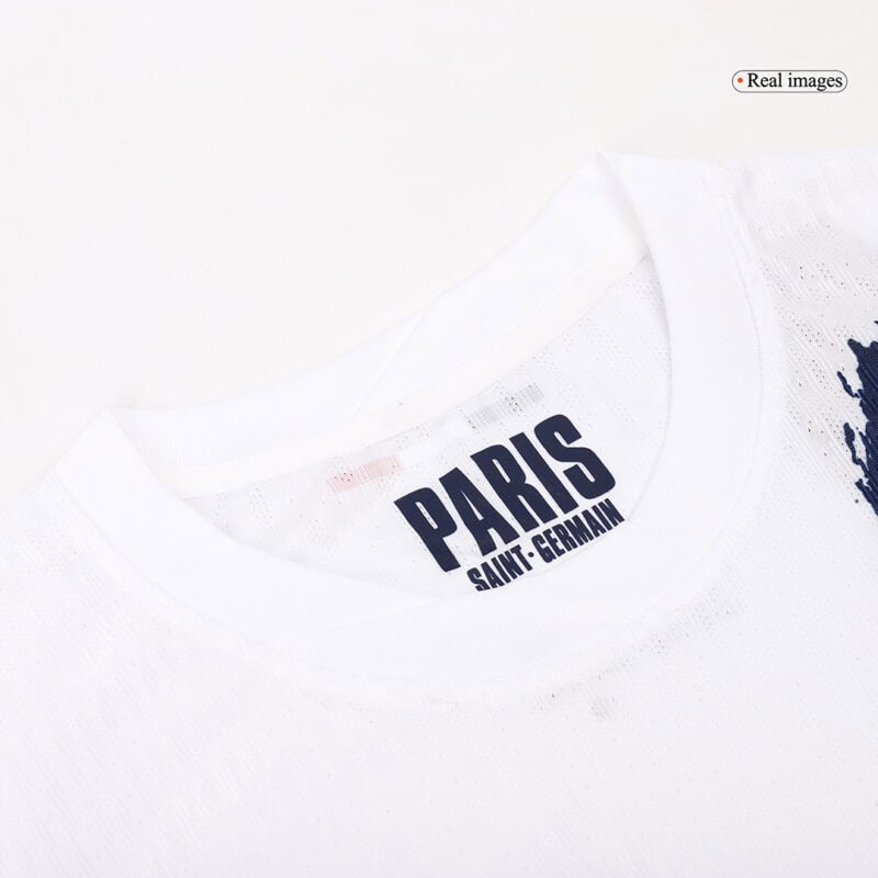 KVARATSKHELIA #7 PSG Away Authentic Soccer Jersey 2024/25