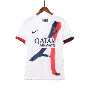 KVARATSKHELIA #7 PSG Away Authentic Soccer Jersey 2024/25 - UCL