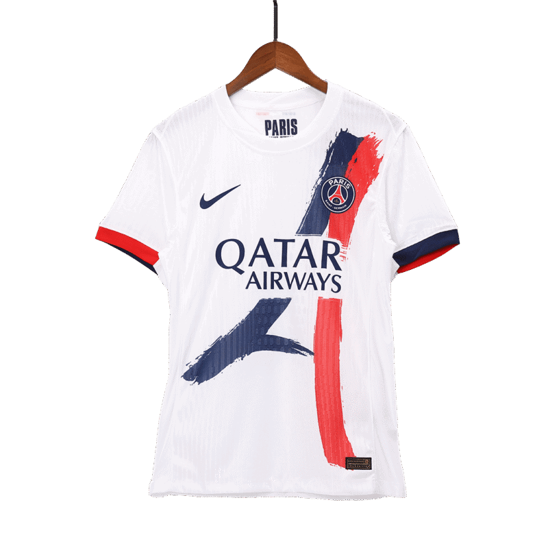 KVARATSKHELIA #7 PSG Away Authentic Soccer Jersey 2024/25 - UCL