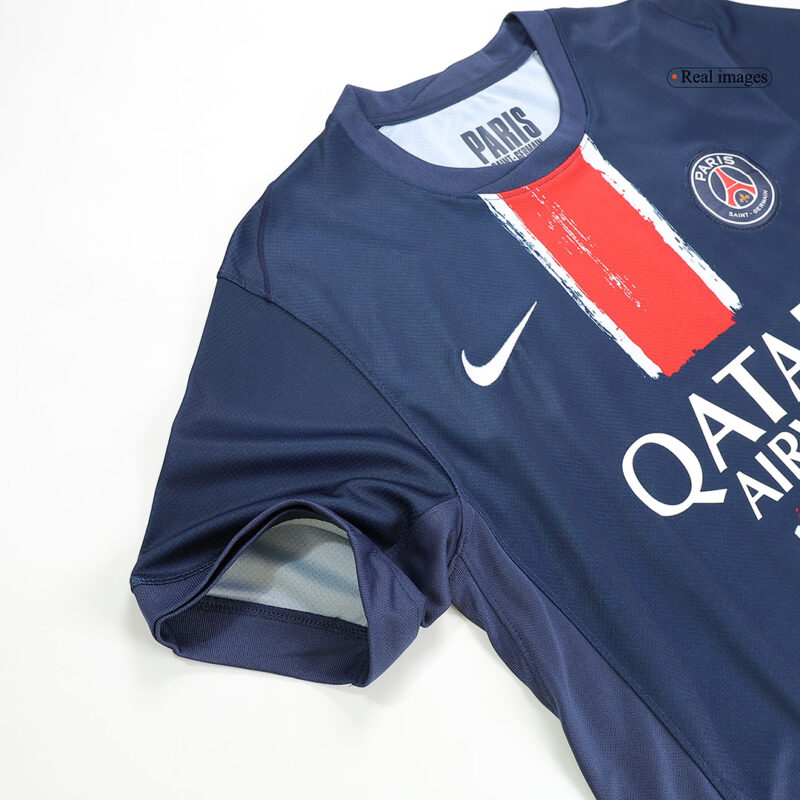 BARCOLA #29 PSG Home Authentic Soccer Jersey 2024/25