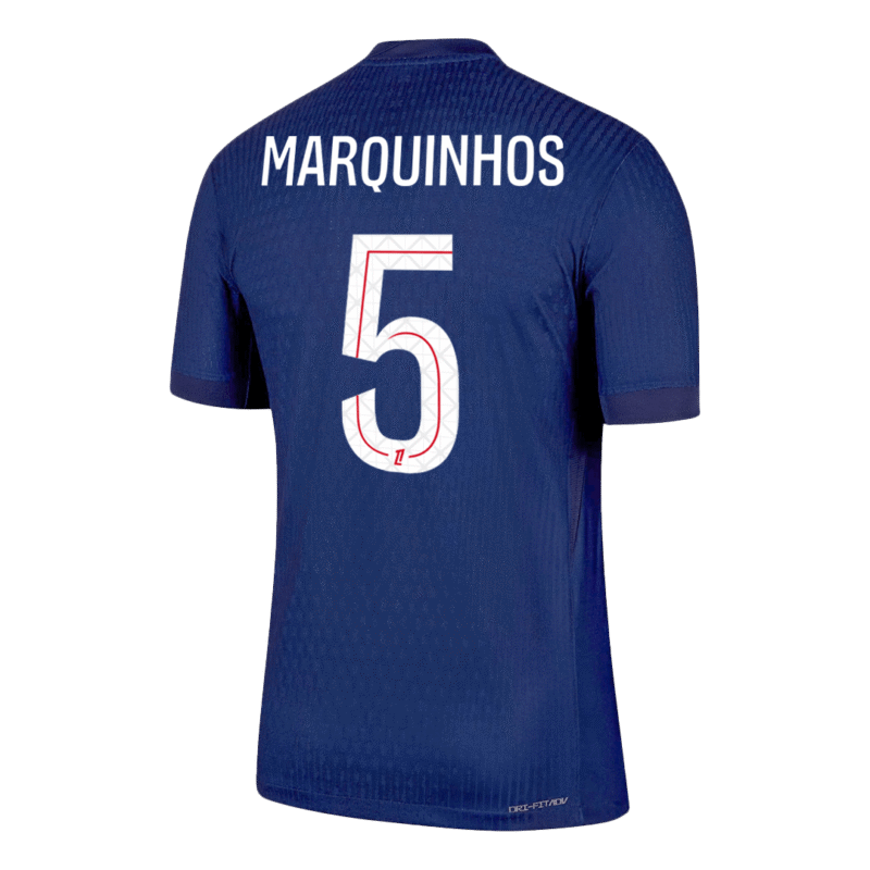 MARQUINHOS #5 PSG Home Authentic Soccer Jersey 2025/26