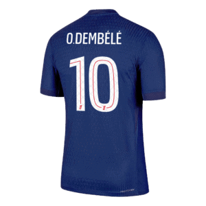 O.DEMBÉLÉ #10 PSG Home Authentic Soccer Jersey 2025/26