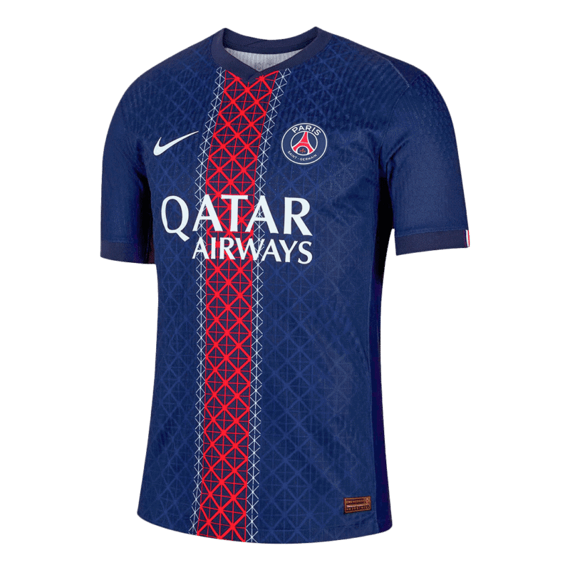 B.BARCOLA #29 PSG Home Authentic Soccer Jersey 2025/26