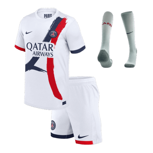 PSG Away Kids Soccer Jerseys Full Kit 2024/25