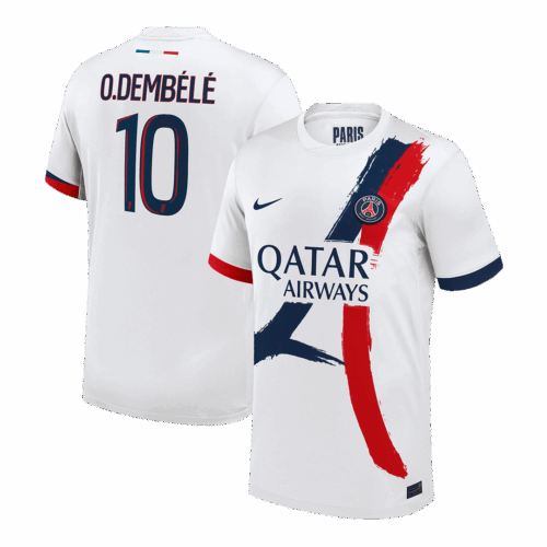 PSG O.DEMBÉLÉ #10 Away Jersey