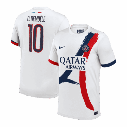 PSG O.DEMBÉLÉ #10 Away Jersey - UCL Edition