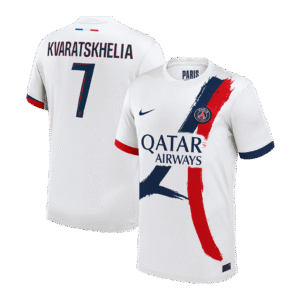 KVARATSKHELIA #7 PSG Away Soccer Jersey 2024/25