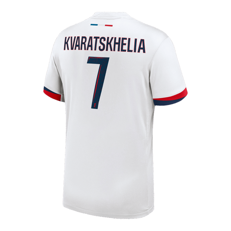 KVARATSKHELIA #7 PSG Away Soccer Jersey 2024/25