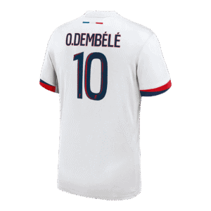 O.DEMBÉLÉ #10 PSG Away Soccer Jersey 2024/25