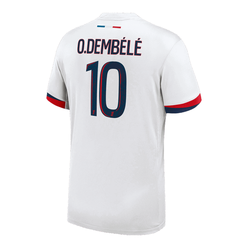 O.DEMBÉLÉ #10 PSG Away Soccer Jersey 2024/25