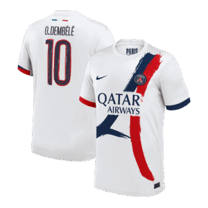 O.DEMBÉLÉ #10 PSG Away Soccer Jersey 2024/25 - UCL