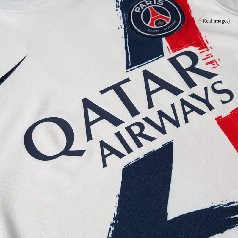 KVARATSKHELIA #7 PSG Away Soccer Jersey 2024/25 - UCL