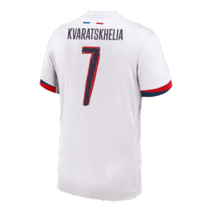 KVARATSKHELIA #7 PSG Away Soccer Jersey 2024/25 - UCL