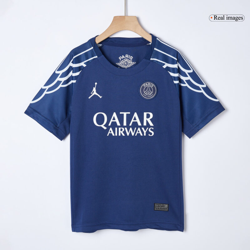 PSG Fourth Away Soccer Jersey Kit Kids(Jersey+Shorts)