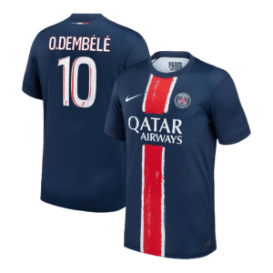 O.DEMBÉLÉ #10 PSG Home Soccer Jersey 2024/25