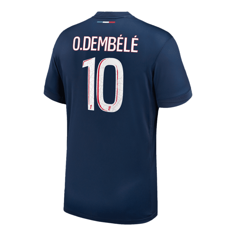 O.DEMBÉLÉ #10 PSG Home Soccer Jersey 2024/25
