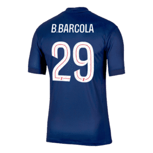 B.BARCOLA #29 PSG Home Soccer Jersey 2025/26