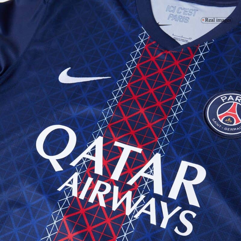 B.BARCOLA #29 PSG Home Soccer Jersey 2025/26