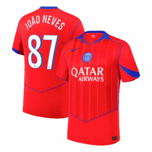 PSG JOÃO NEVES #87 Third Away Soccer Jersey 2025/26