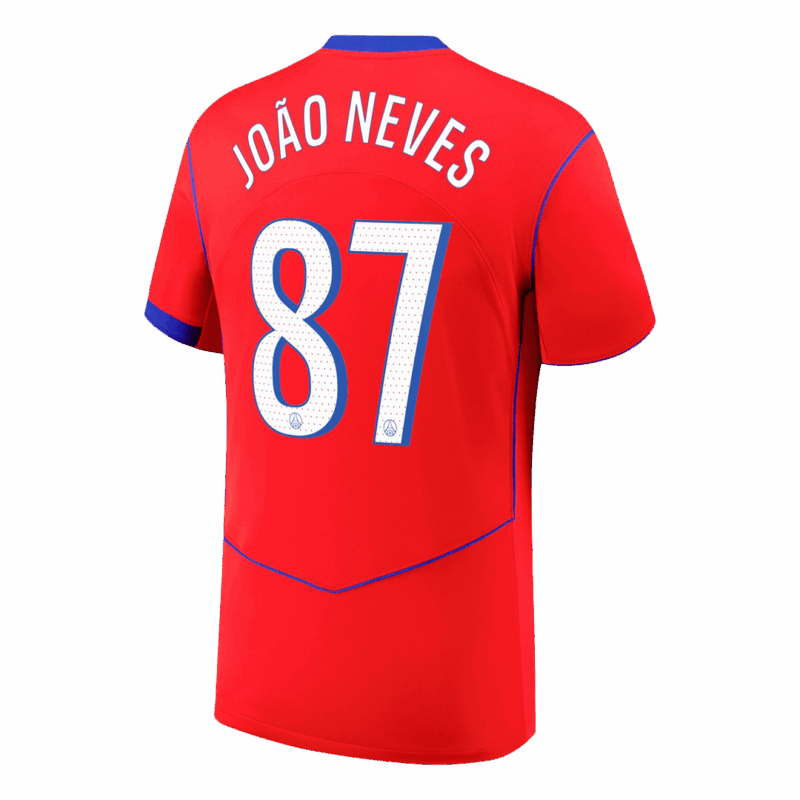 PSG JOÃO NEVES #87 Third Away Soccer Jersey 2025/26
