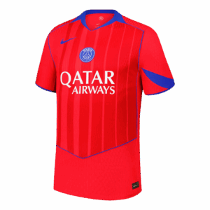 O.DEMBÉLÉ #10 Authentic PSG Third Away Soccer Jersey 25/26 Red