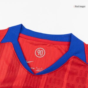 O.DEMBÉLÉ #10 Authentic PSG Third Away Soccer Jersey 25/26 Red