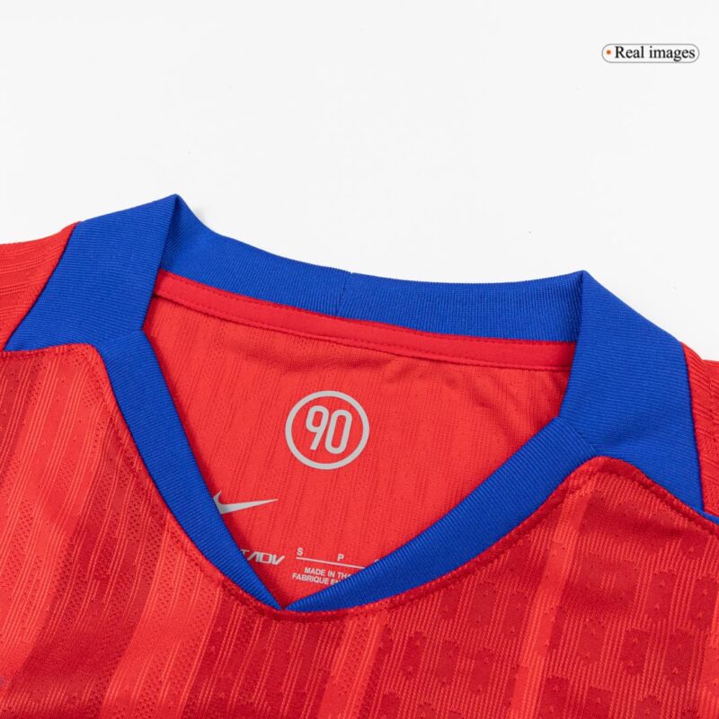 O.DEMBÉLÉ #10 Authentic PSG Third Away Soccer Jersey 25/26 Red