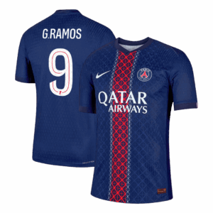 G.RAMOS #9 Authentic PSG Home Soccer Jersey 2025/26 Navy