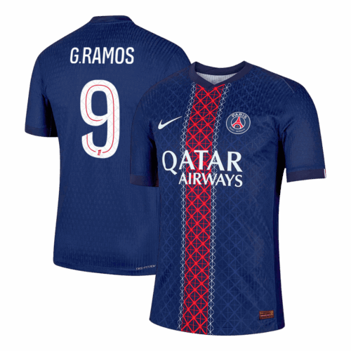 G.RAMOS #9 Authentic PSG Home Soccer Jersey 2025/26 Navy