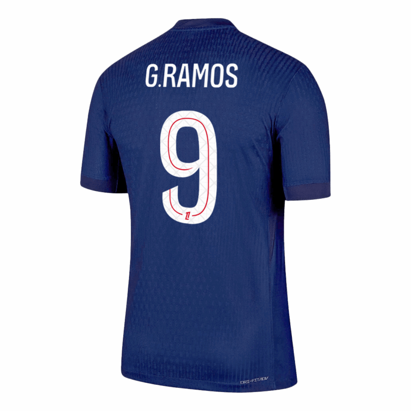 G.RAMOS #9 Authentic PSG Home Soccer Jersey 2025/26 Navy