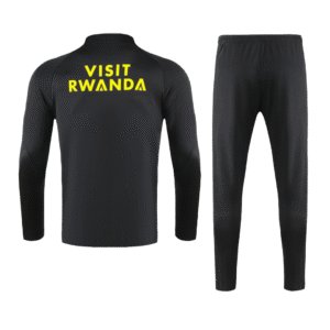 PSG 1/4 Zip Tracksuit 2023/24 Kids Black