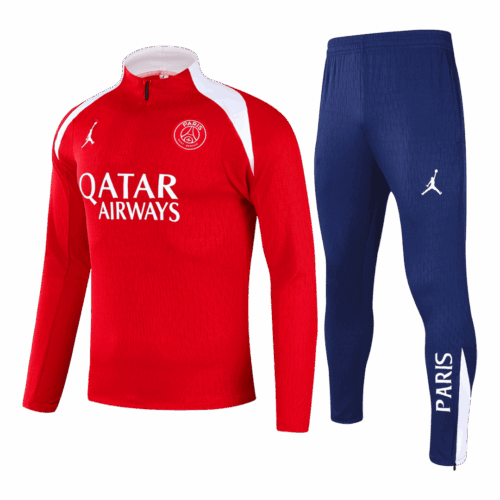 PSG Sweatshirt Kit 2025/26 - Red (Top+Pants)
