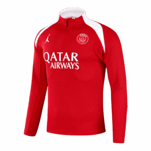 PSG Sweatshirt Kit 2025/26 - Red (Top+Pants)
