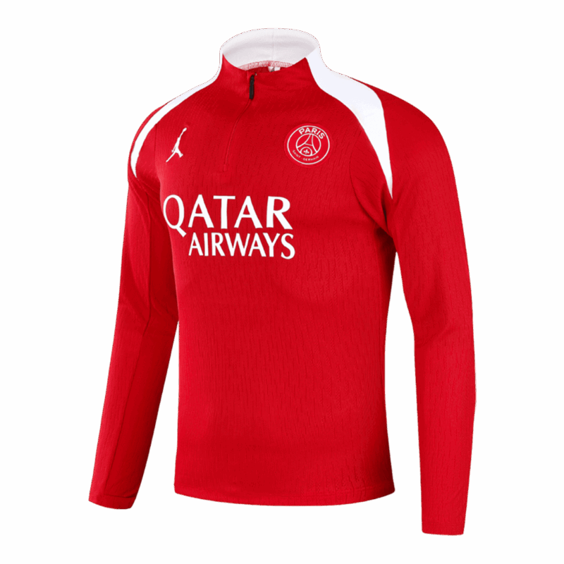 PSG Sweatshirt Kit 2025/26 - Red (Top+Pants)