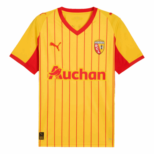RC Lens Home Soccer Jersey Replica 2025/26