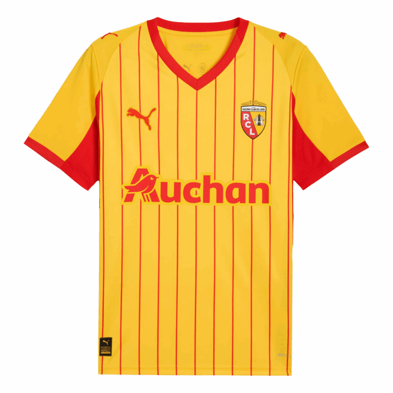 RC Lens Home Soccer Jersey Replica 2025/26