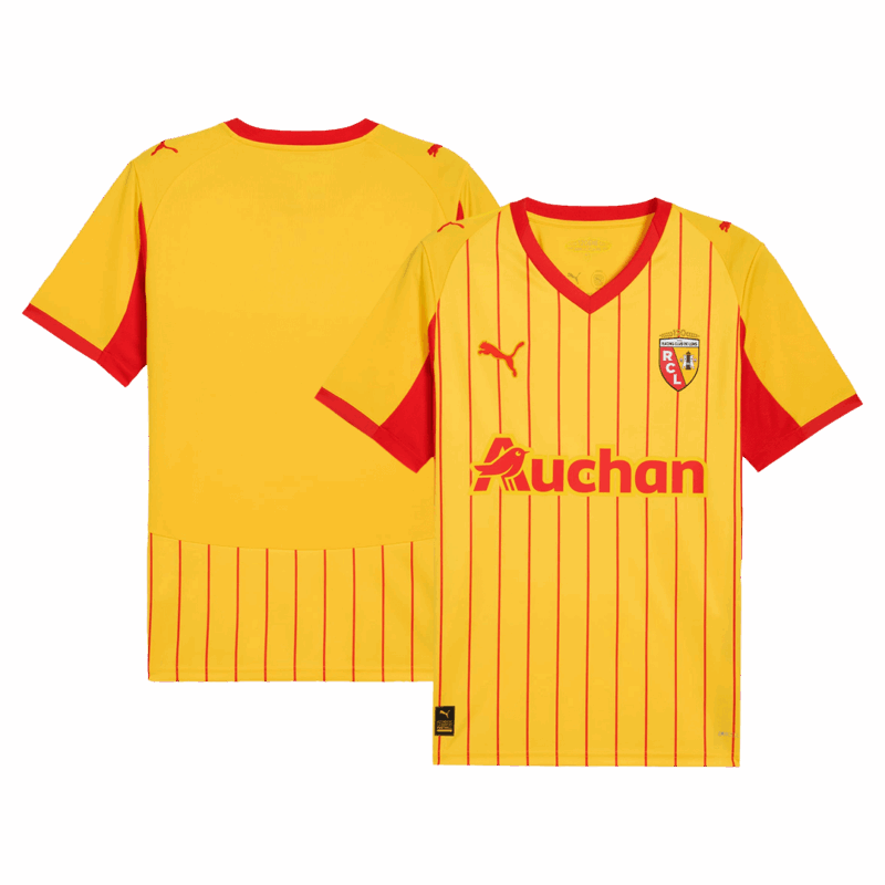RC Lens Home Soccer Jersey Replica 2025/26